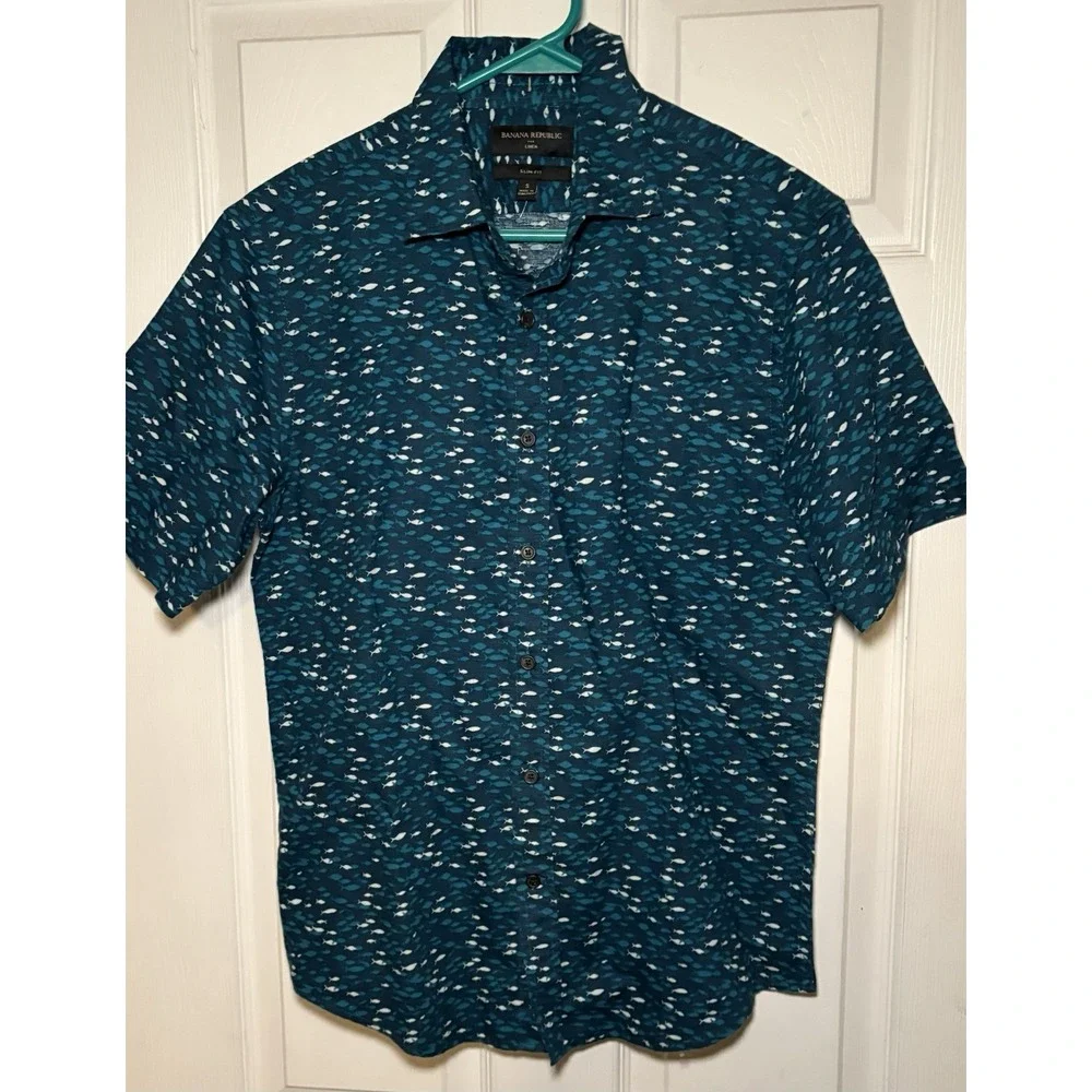 Banana Republic Linen Slim Fit Size Small